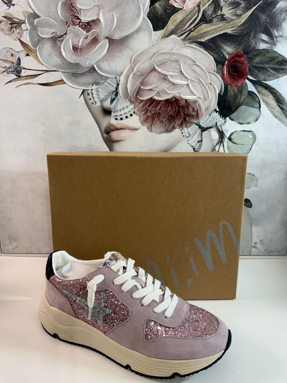 Mi.iM Purple Platform Sneakers Size 8